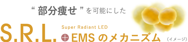 「部分痩せ」「たるみケア」を可能にしたS.R.L+EMSのメカニズム